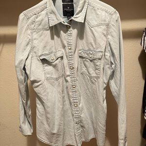 Button down slim fit shirt american eagle